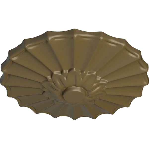 Shakuras Ceiling Medallion (Fits Canopies Up To 1 3/8), Hnd-Painted Mississippi Mud, 9OD X 1 3/8P